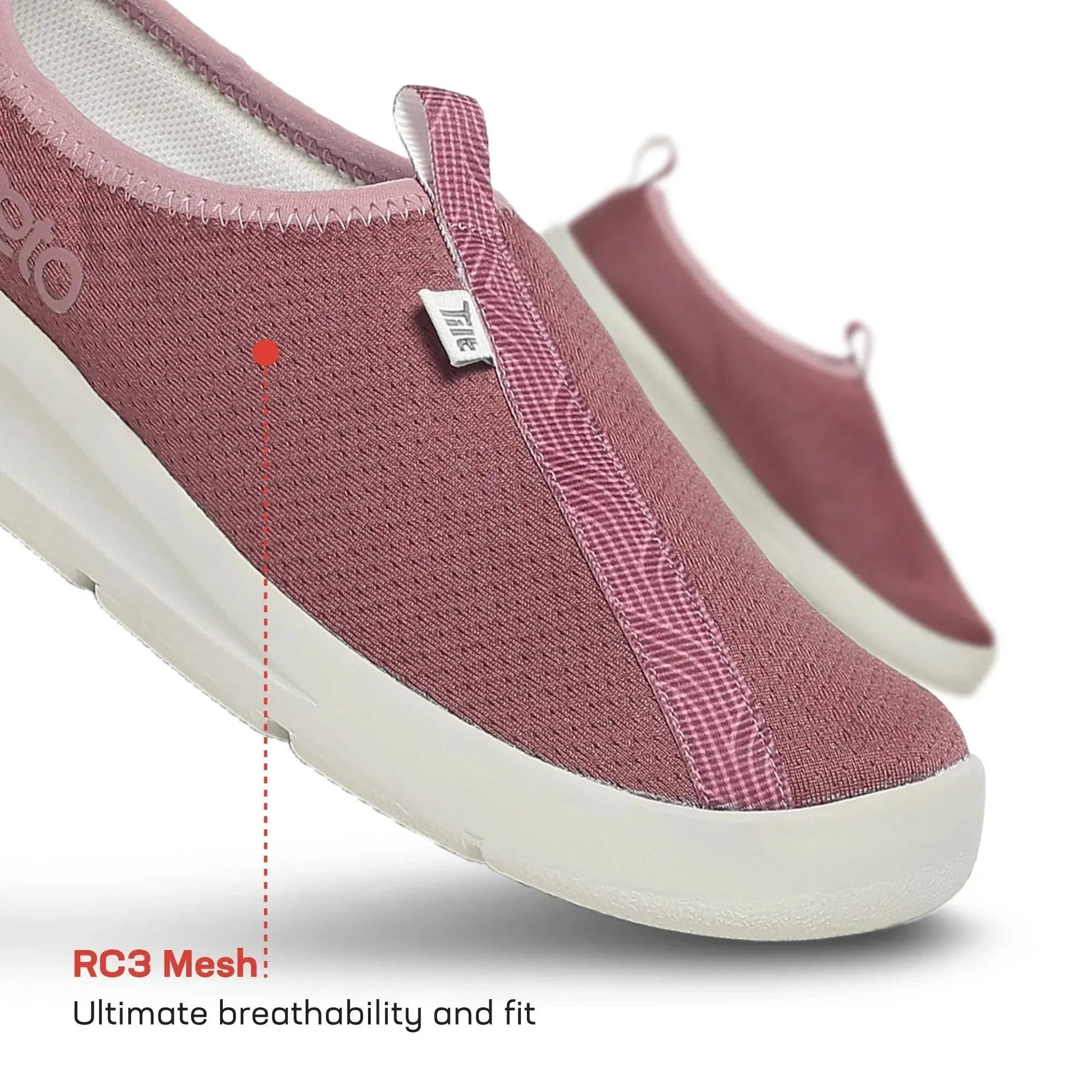 Women’s EZPlay Knit Slip-Ons Pink Shoes Plaeto
