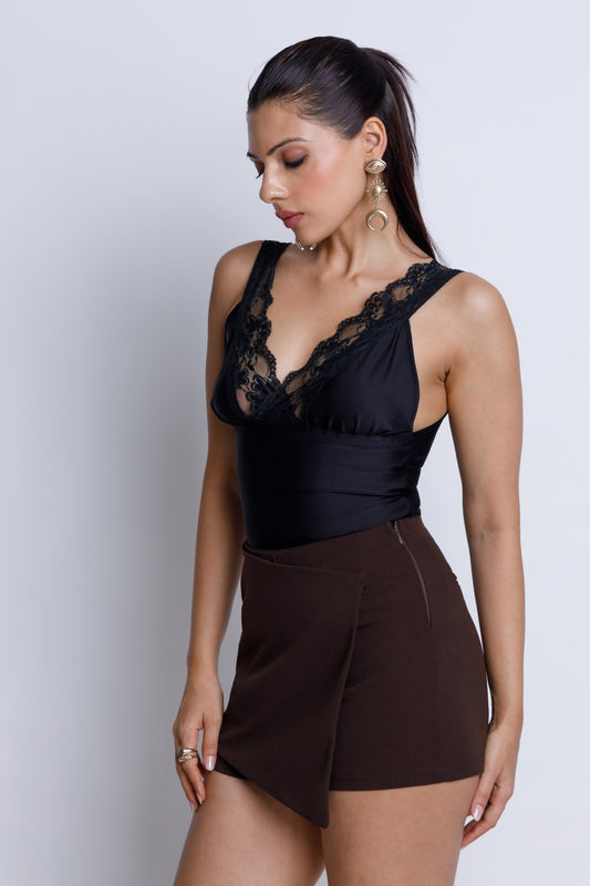 Lace Trim Top