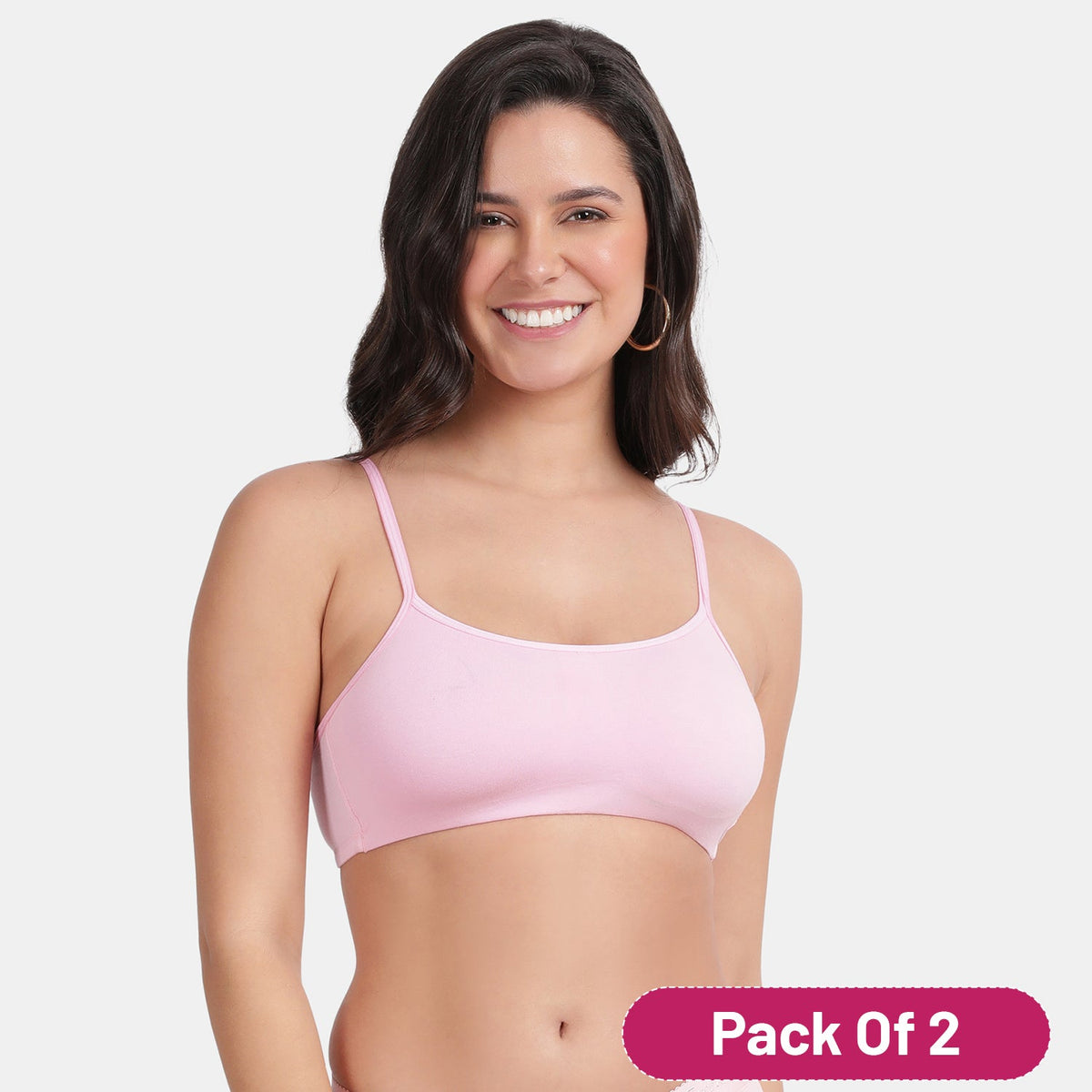 Enerve Pack Girls Non-Padded Non-Wired Full Coverage Teenage Bra