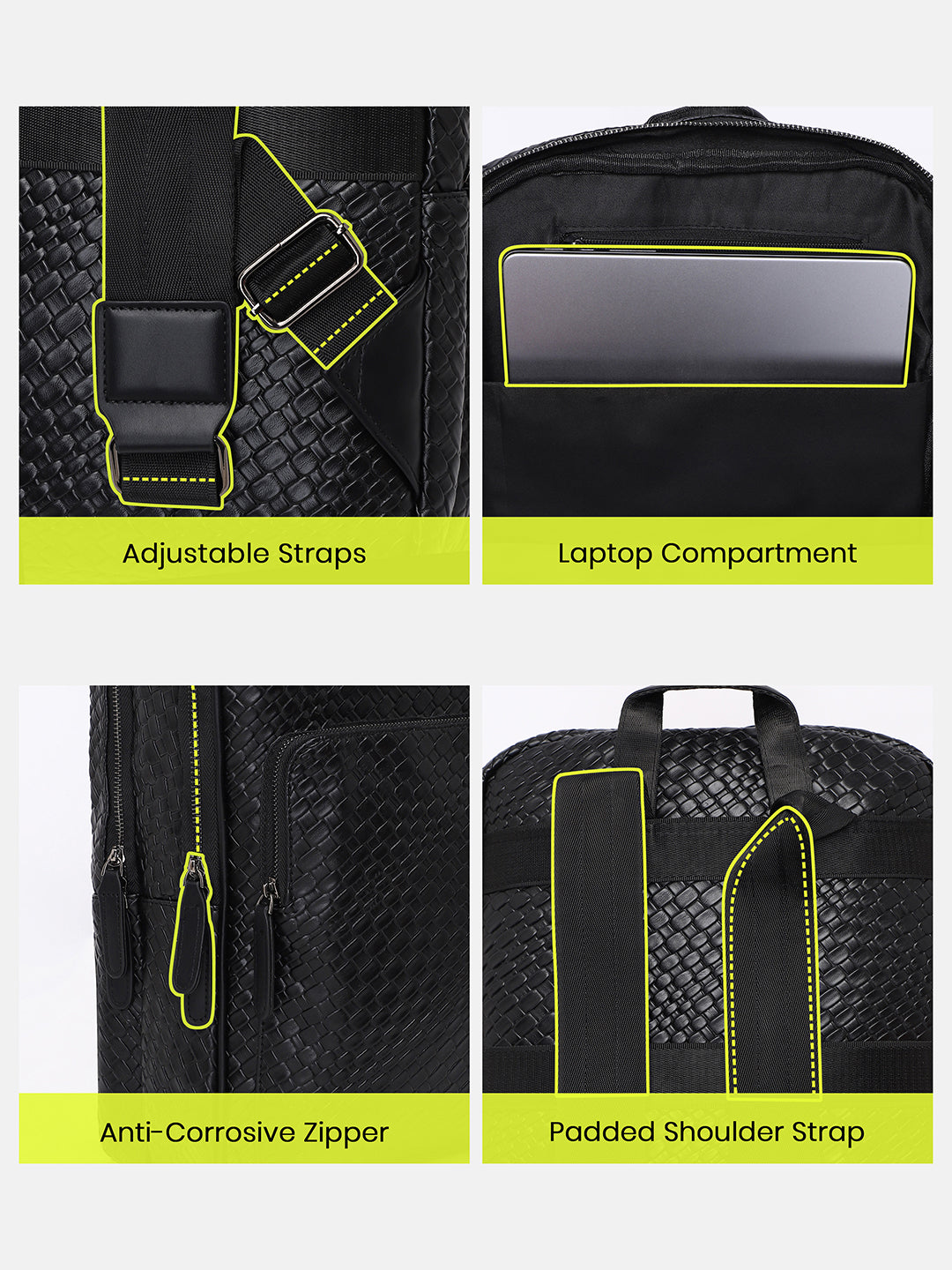 Men's The Urban Weave Backpack - Raven Black