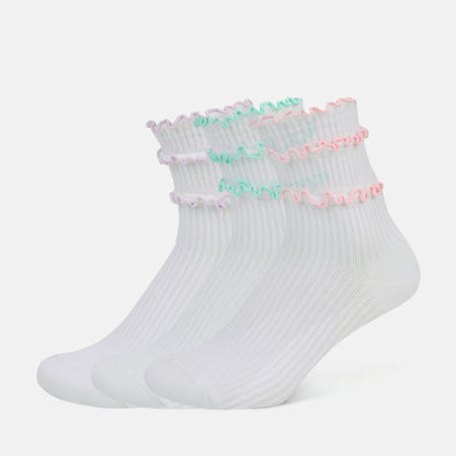 Women’s Frilled High Ankle Socks SocksXpress