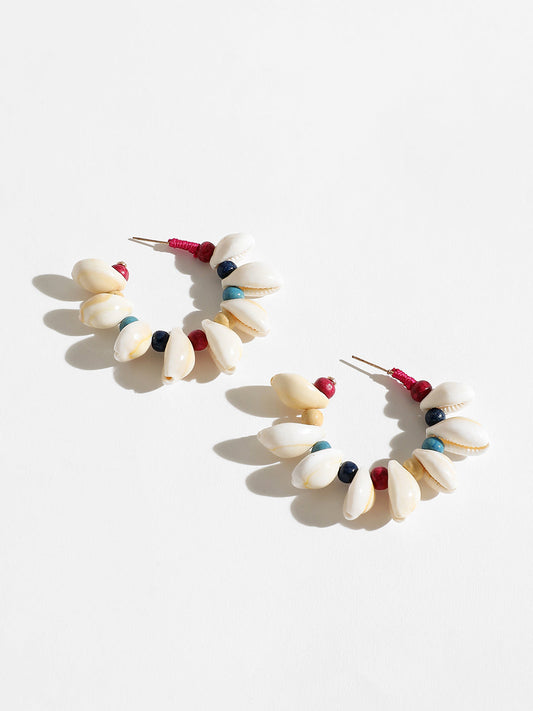 Summer Soiree Hoop Earrings