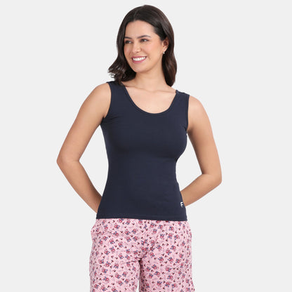 Envie Regular Fit U-Neck Short Length Tank Top