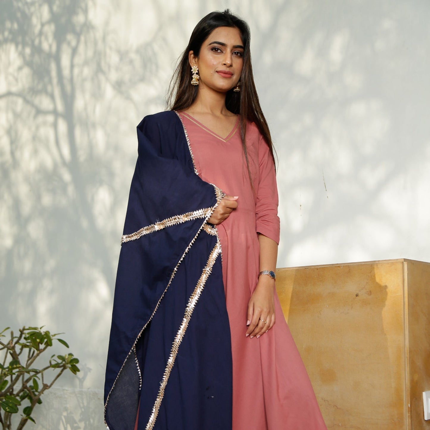 Blush Pink Floor Length