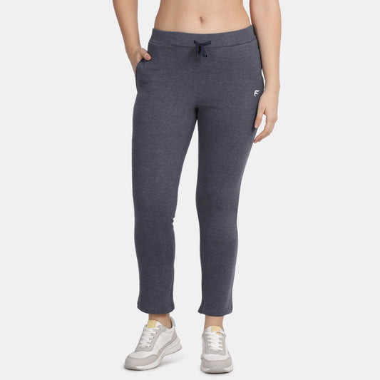 Envie Regular Fit Ankle Length Fleece Track Pant