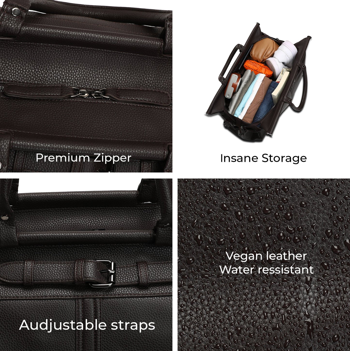 The Voyager Travel Bag - Cocoa Brown