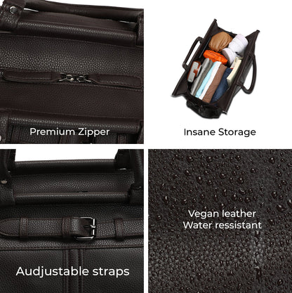 The Voyager Travel Bag - Cocoa Brown