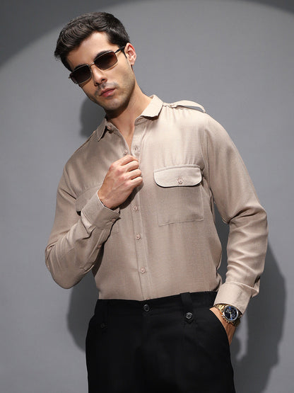 Solid Relaxed Shirt