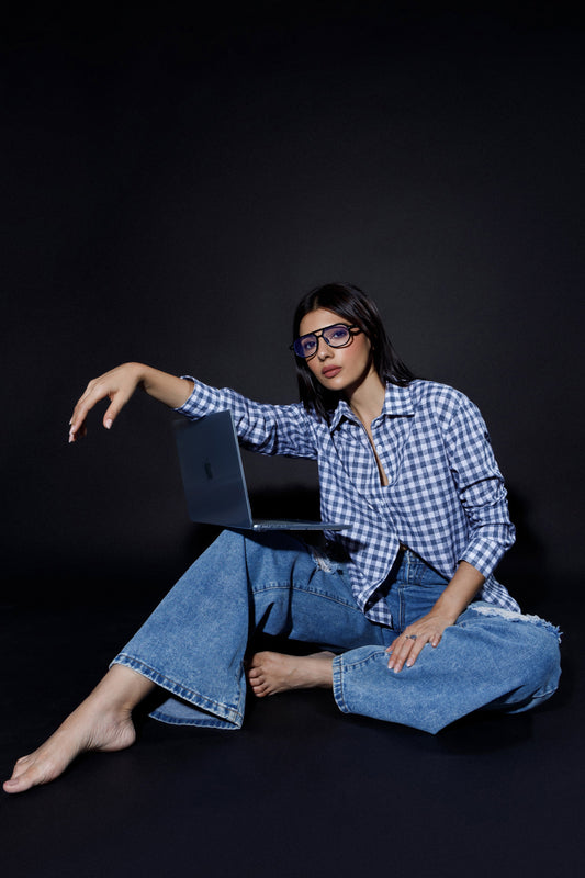 Relaxed Fit Checkered Shirt