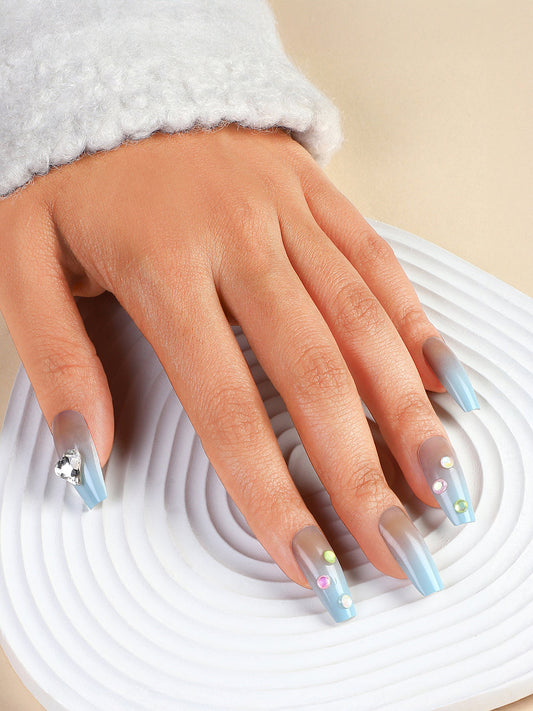 The SirÃ£Â¨Ne Press-On Nails - Powder Blue