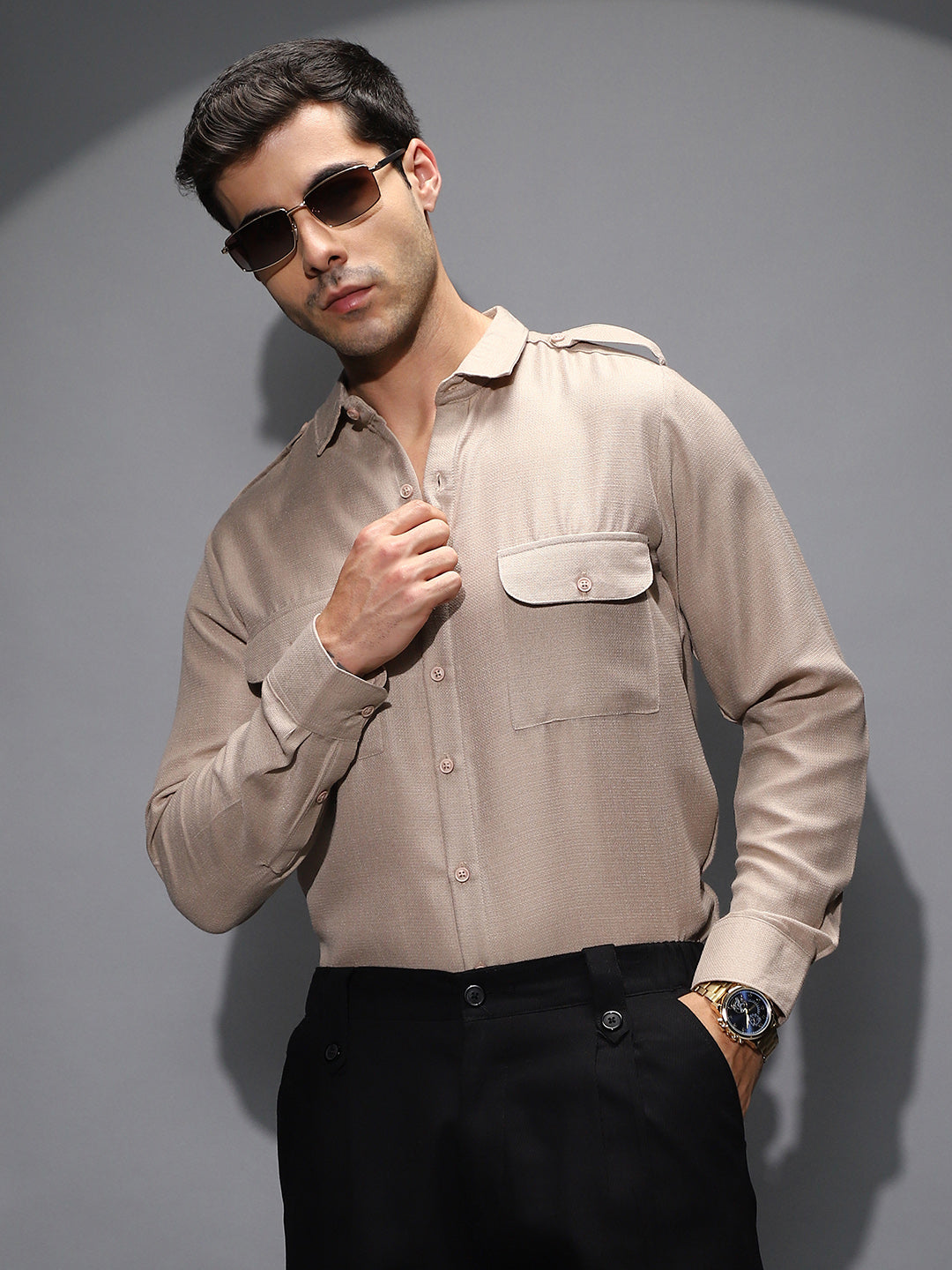 Solid Relaxed Shirt