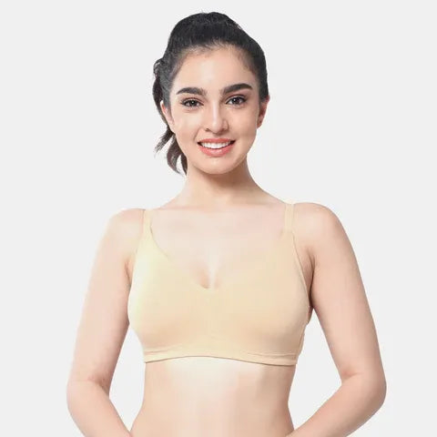 Seamless nude t shirt bra Envie full coverage non wired non padded lightweight invisible bra for women