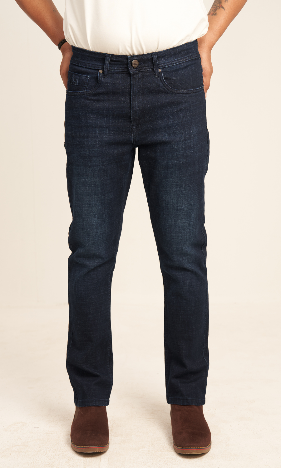 Dark Slim Fit Denim Aachari