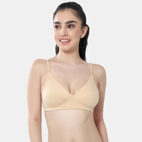 Seamless nude t shirt bra Envie full coverage non wired non padded lightweight invisible bra for women