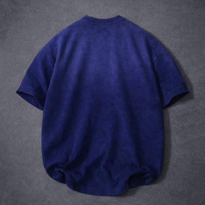 Sunfade Blue Oversized Tee
