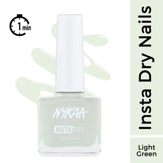 Nykaa Nail Enamel - 358 Green Grid 9 MILLI_LITRE