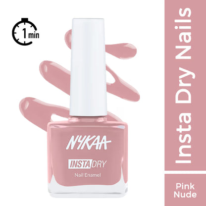 Nykaa Insta Dry Nail Enamel - 344 Nude Notification 9 MILLI_LITRE