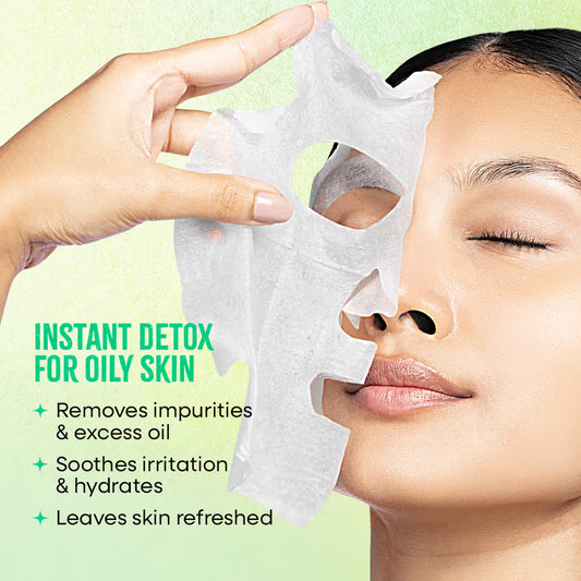 Nykaa Skin Secrets Black Mud & Aloe Vera Sheet Mask 20 MILLI_LITRE