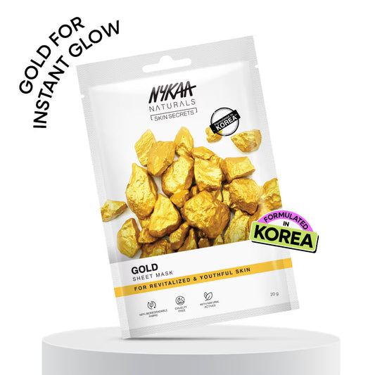 Nykaa Unmask Gold Sheet Mask 20 GRAM
