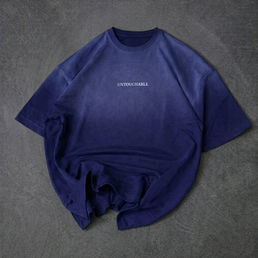 Sunfade Blue Oversized Tee