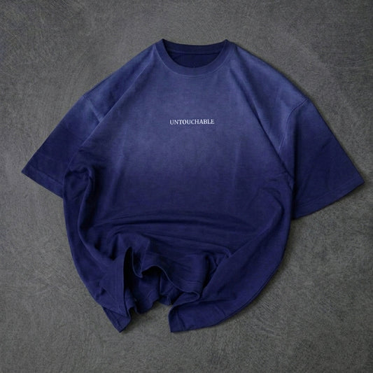 Sunfade Blue Oversized Tee