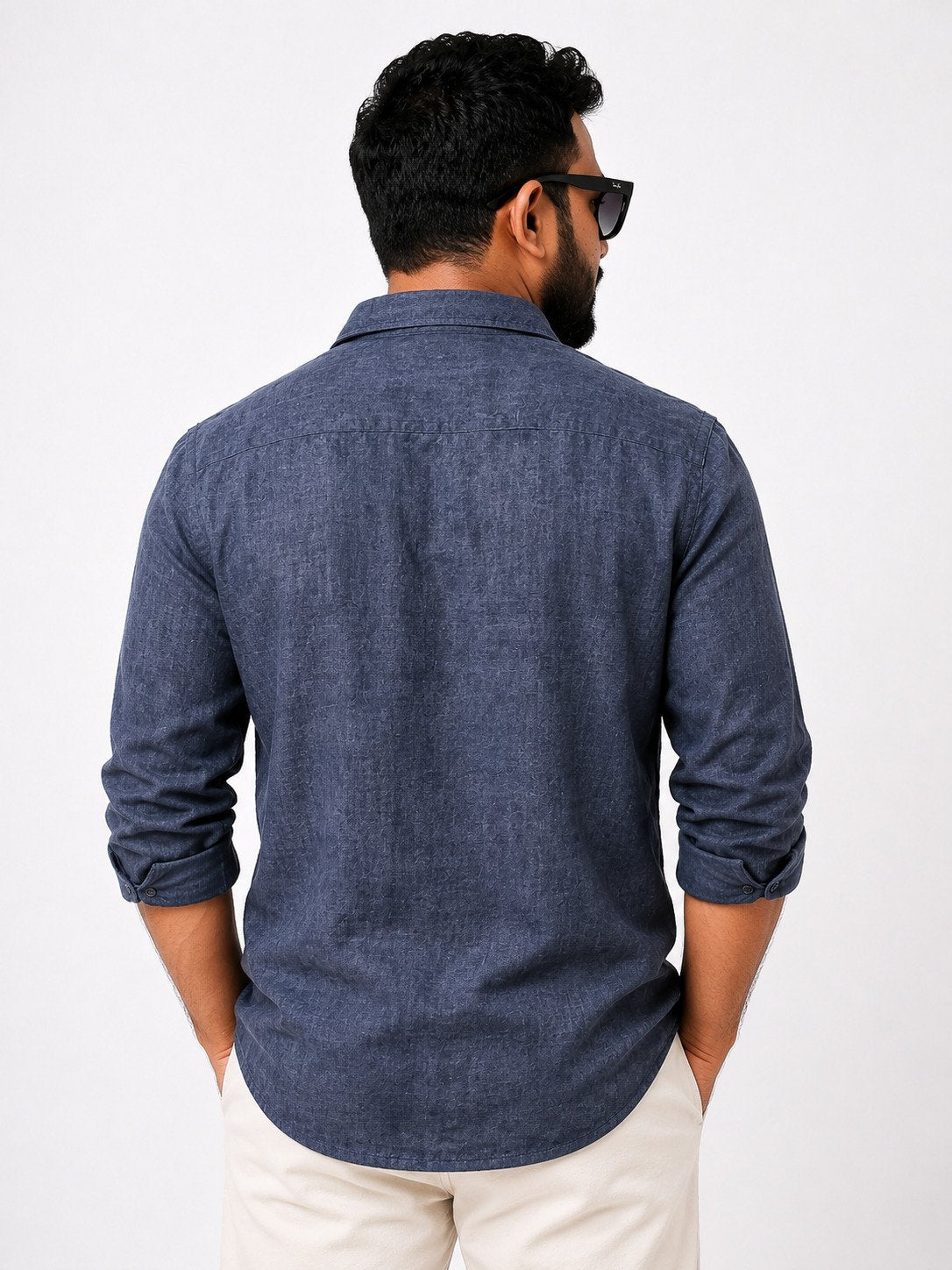 Slate Drift Casual Shirt