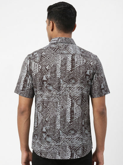 Tribal Static Casual Shirt