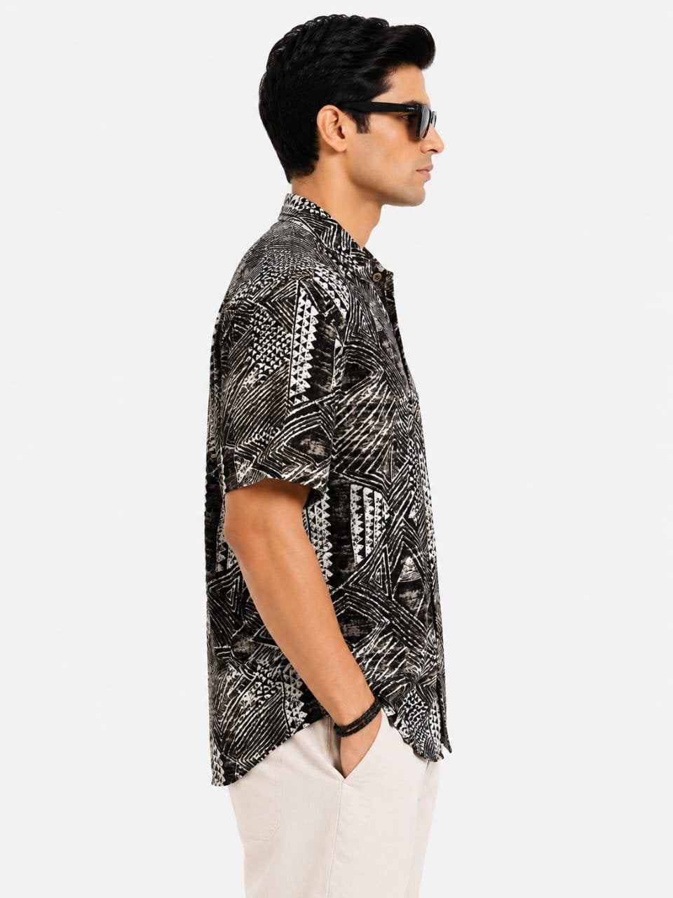 Noir Nomad Casual Shirt