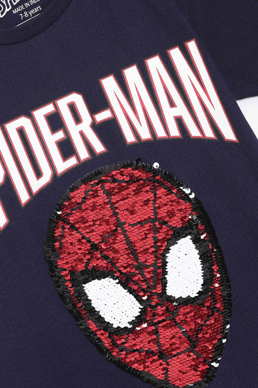 Spider-Man Reversible Sequin Tee Nap Chief