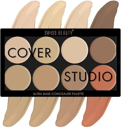 Swiss Beauty Cover Studio Ultra Base Concealer Palette - 01 Multi 01 16 GRAM