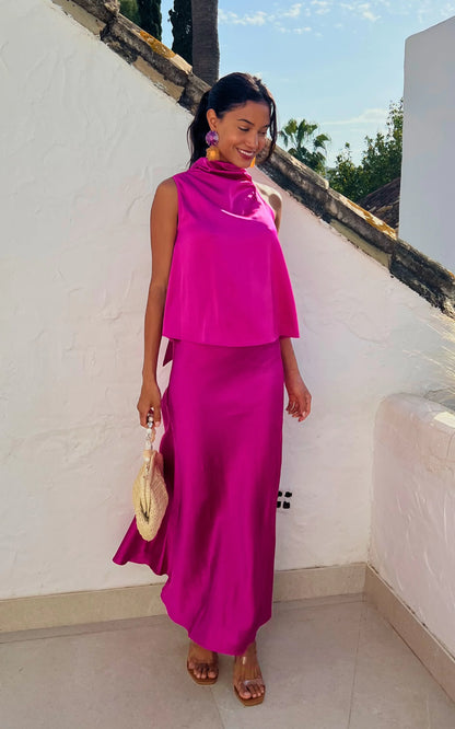 Buy pink co-ord set for women