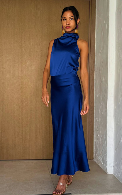 IS.U  Blue Tie Knot Co-ord Set