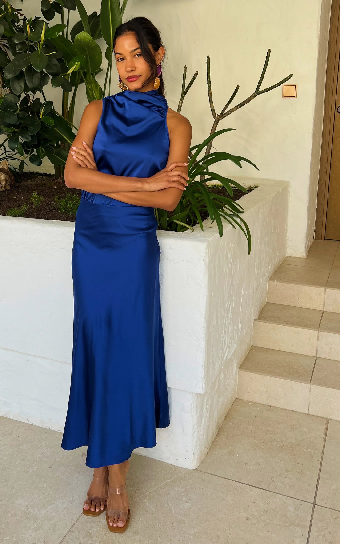 IS.U  Blue Tie Knot Co-ord Set