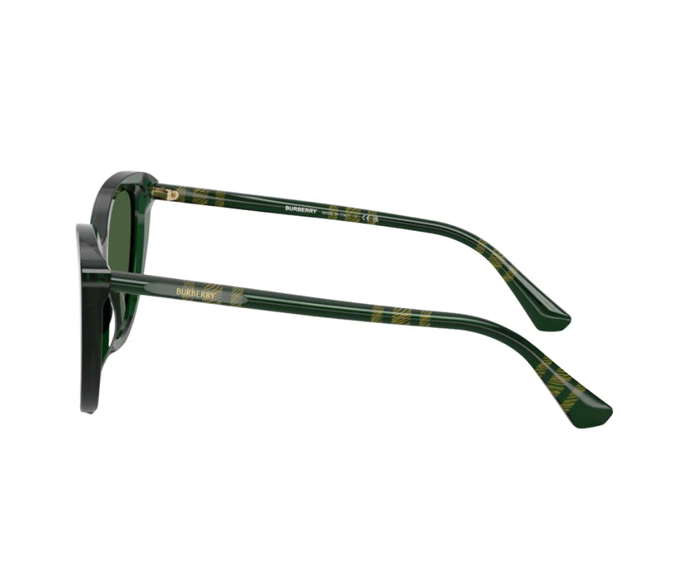Burberry Sap Green Full Rim Cat eye Women's Sunglasses