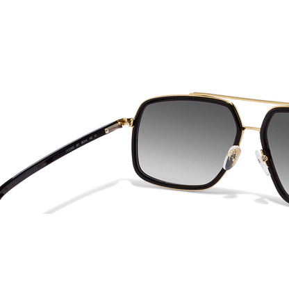 Calvin Klein Gold Full Rim Square Sunglasses