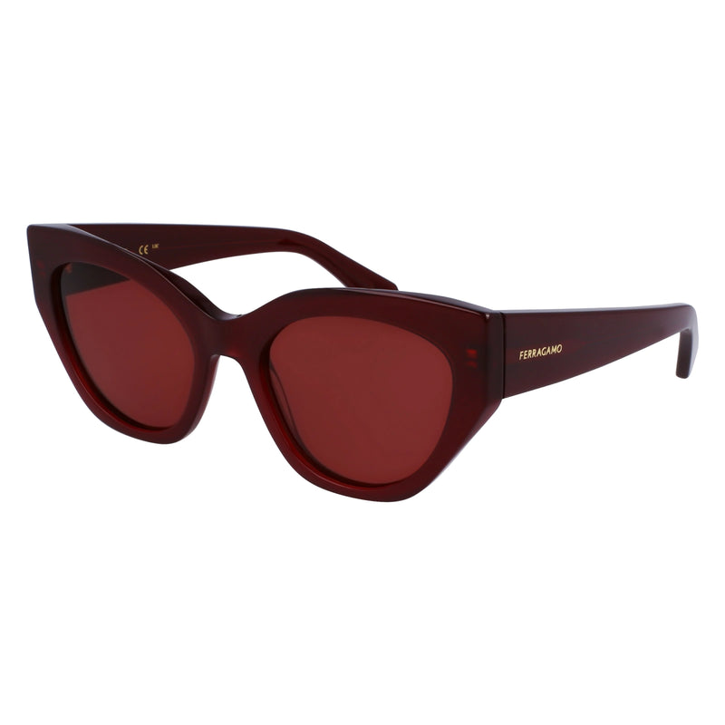 Salvatore Ferragamo Opaline Wine Woman Sunglasses