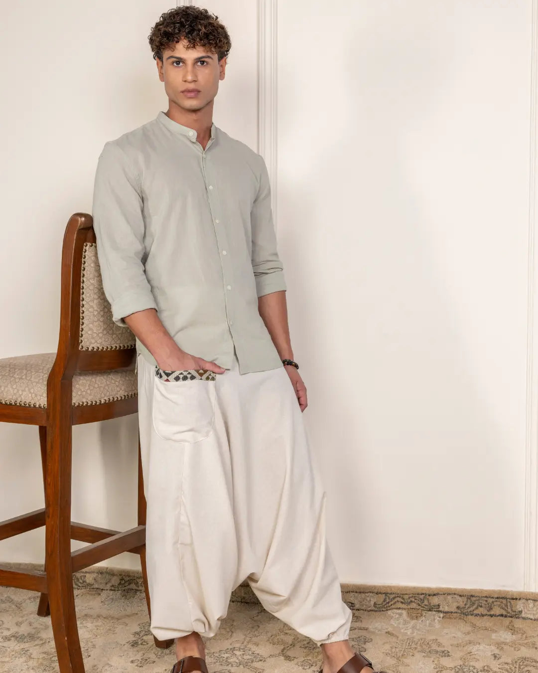 Aladdin Low Crotch Harem Pants House of Pure Eco