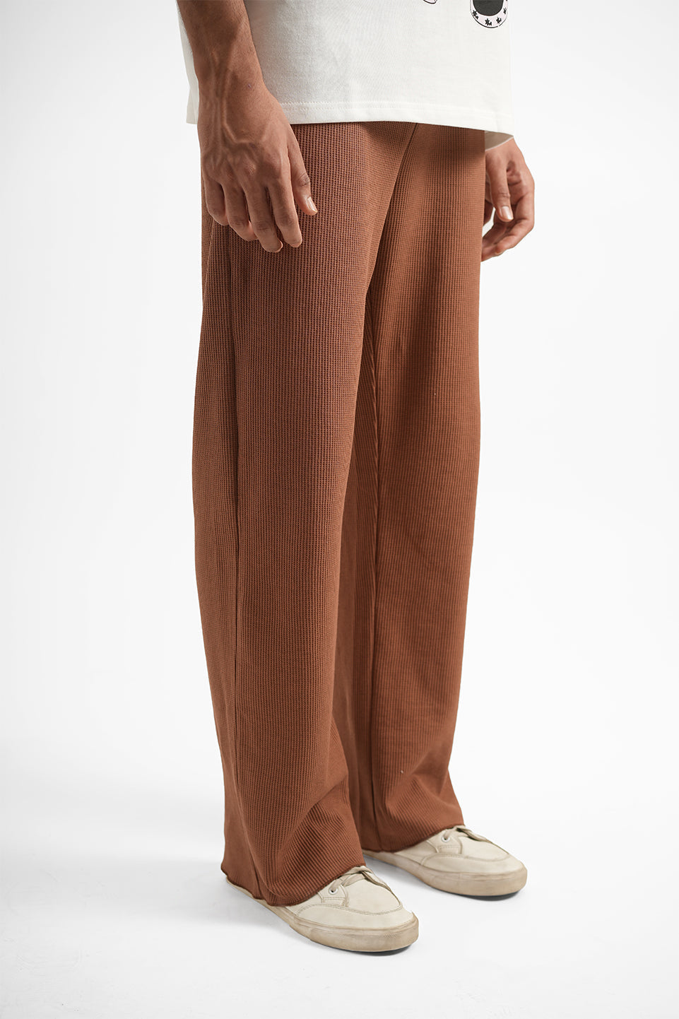 Waffle Rusty Brown Lounge Pants Main Character