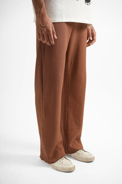 Waffle Rusty Brown Lounge Pants Main Character