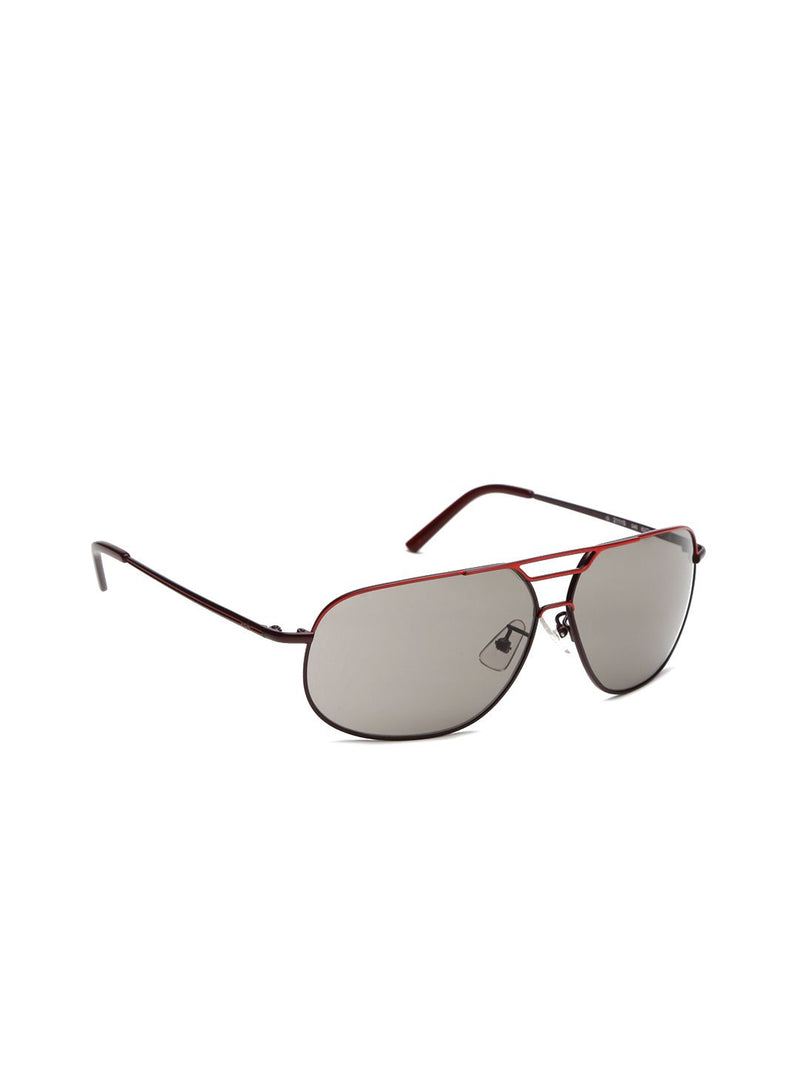 Calvin Klein Unisex Grey Rectangle Lens Sunglasses