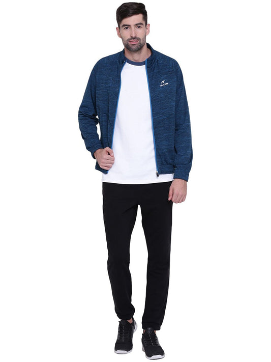 Alcis Mens Solid Blue Jacket 218MJK038 218MJK038-S