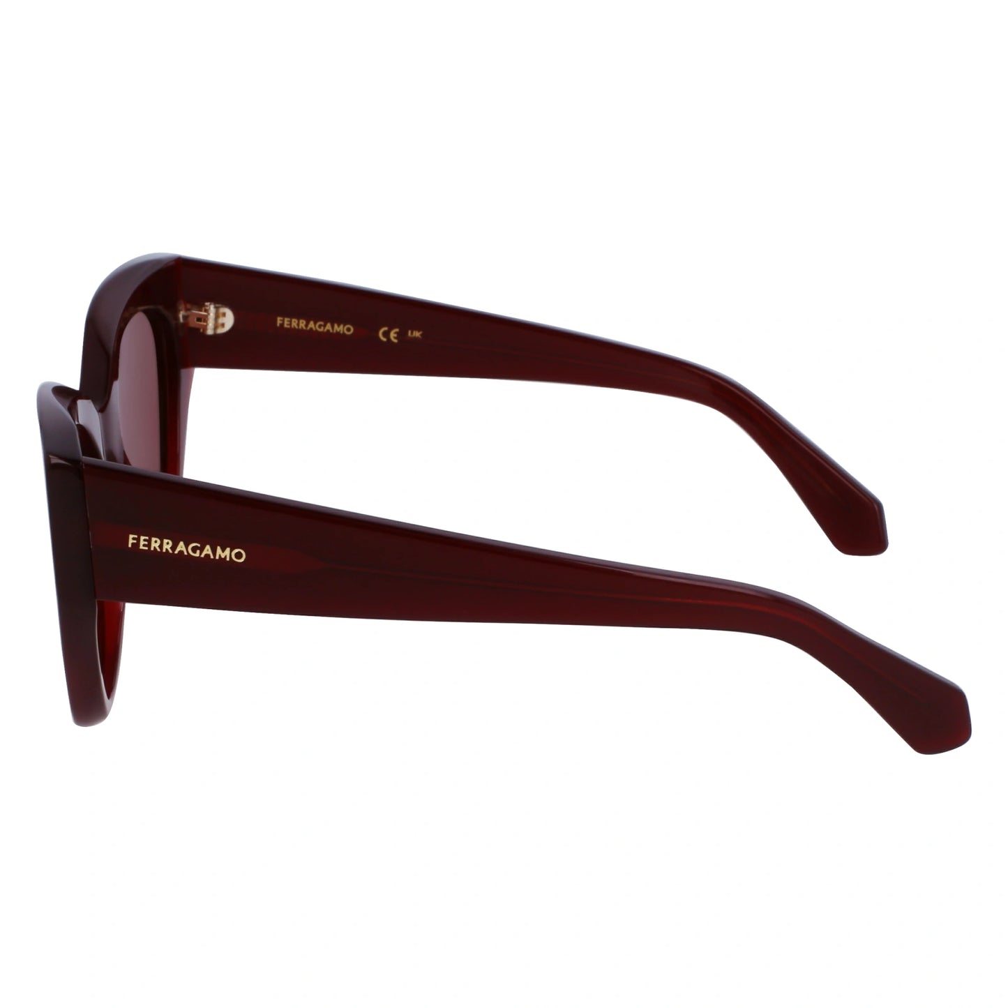 Salvatore Ferragamo Opaline Wine Woman Sunglasses