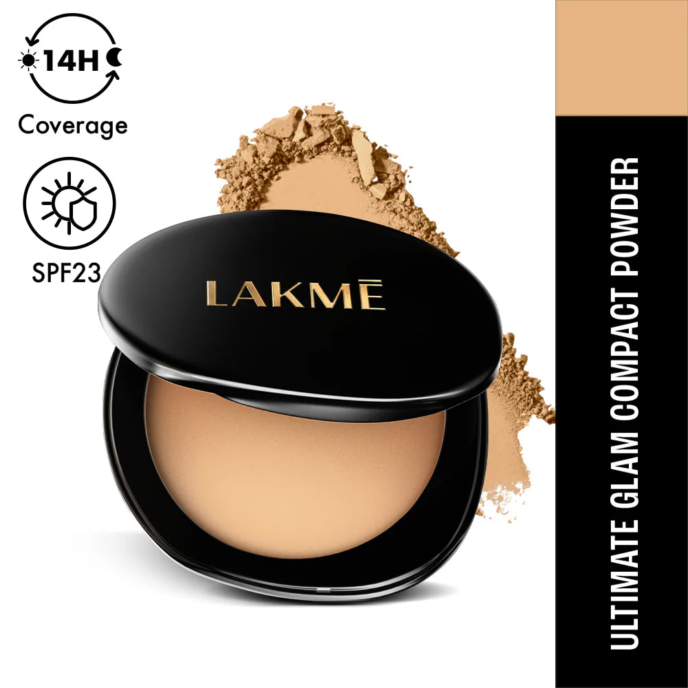 Lakme Ultimate Glam Compact Powder - Golden Medium 03