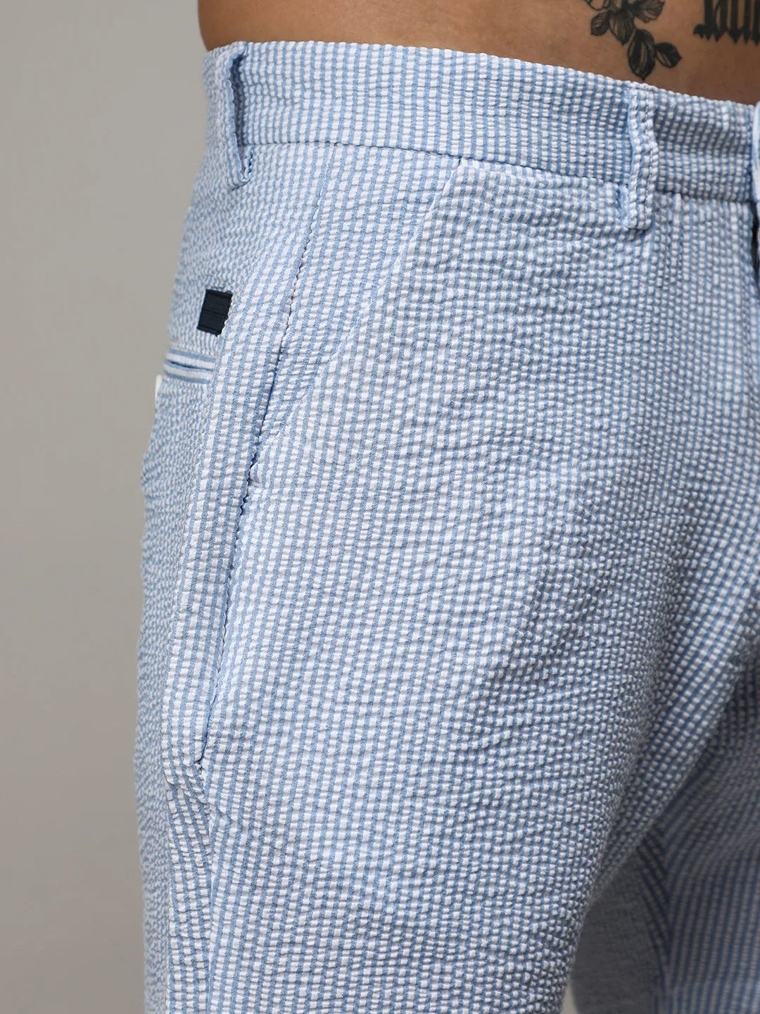 Seersucker Stripe Shorts