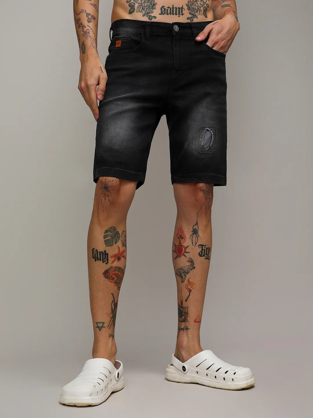 MInimal Distressed Denim Jeans