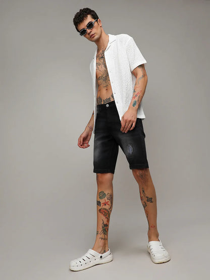 MInimal Distressed Denim Jeans