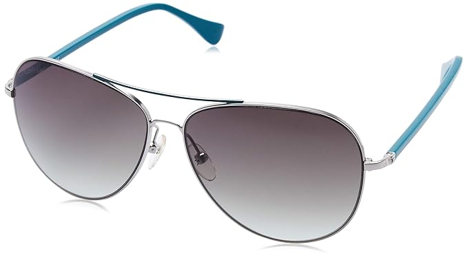 Calvin Klein Gradient Aviator Grey Lens blue framed Unisex Sunglasses