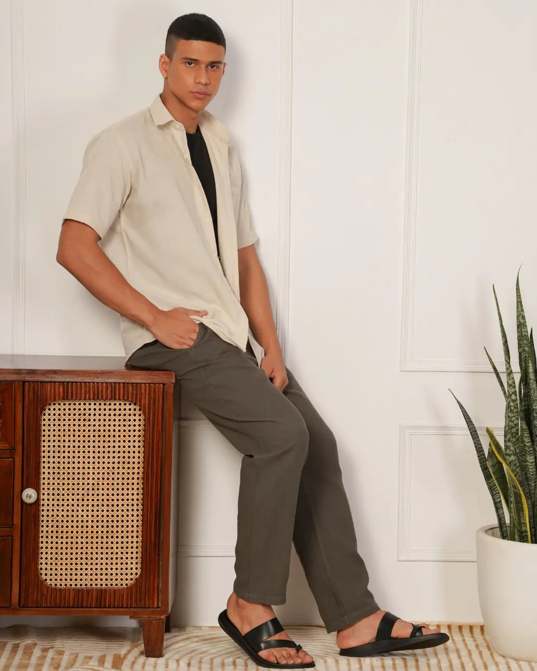 Half Sleeves Shirt House of Pure Eco