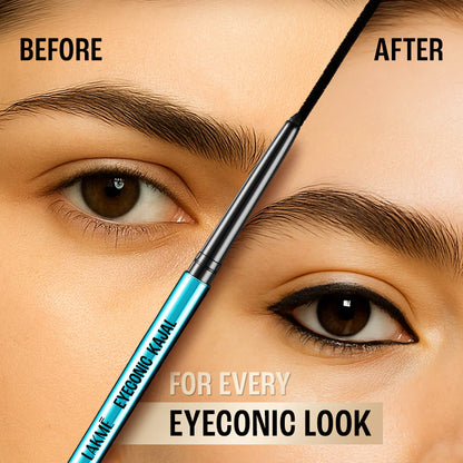 Lakme 9 To 5 Eyeconic Kajal Twin Pack - Deep Black