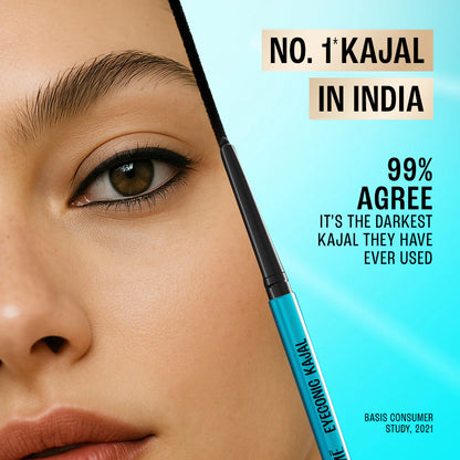 Lakme 9 To 5 Eyeconic Kajal Twin Pack - Deep Black